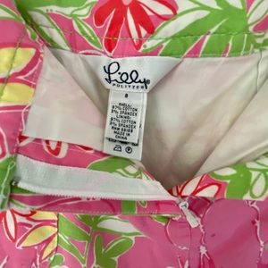 Lilly Pulitzer Pink Elephant Skirt